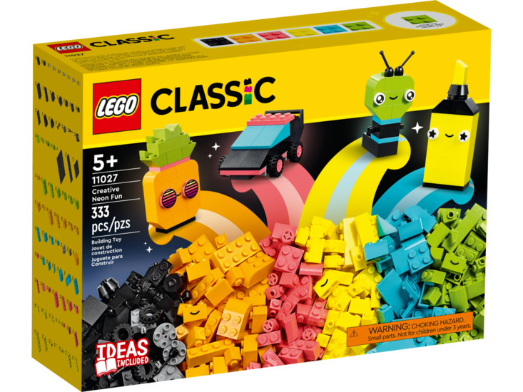Klocki Lego Classic Kreatywne klocki neonowymi kolorami 1