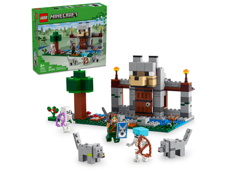 Klocki Lego MINECRAFT Wilcza twierdza 1