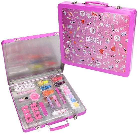 CREATE it  Mega zestaw do makijażu i manicure w walizce 1