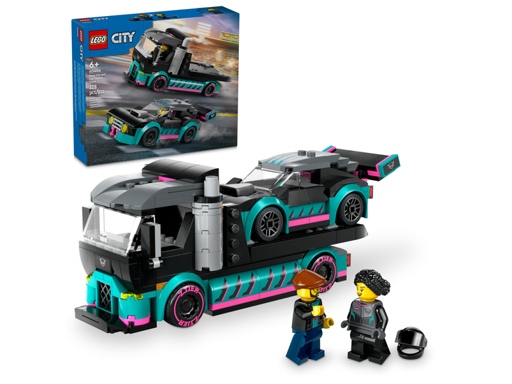 Klocki LEGO CITY Samochód wyścigowy i laweta 1