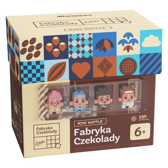 Klocki konstrukcyjne WAFLE MINI Fabryka czekolady E.Wedel 1