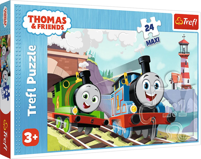 PUZZLE 24 Maxi Tomek i Percy na torach TOMEK I PRZYJACIELE 1