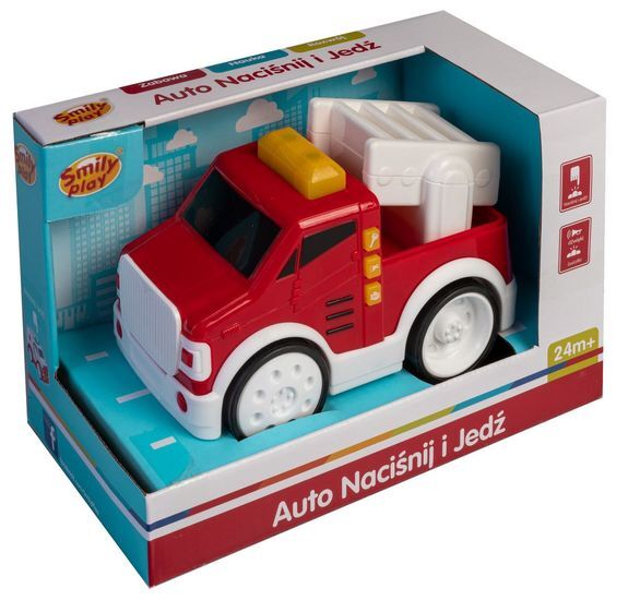 Auto naciśnij i jedź straż pożarna Smily Play 1