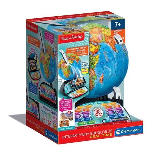 Interaktywny EduGlobus Real Time CLEMENTONI    1