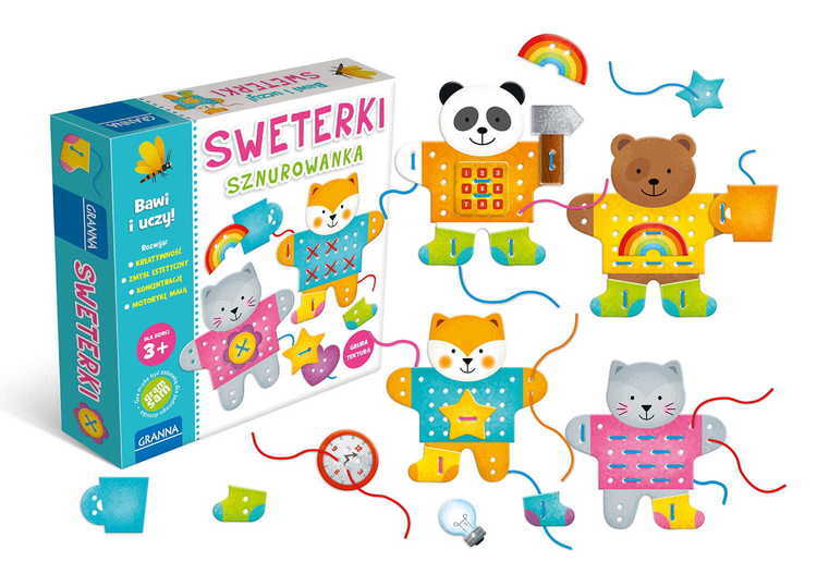 Gra SWETERKI sznurowanka 1