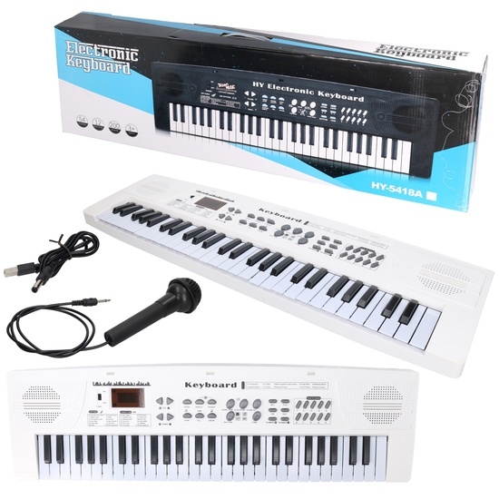 Elektryczne organy pianinko keyboard - wyświetlacz LCD 1