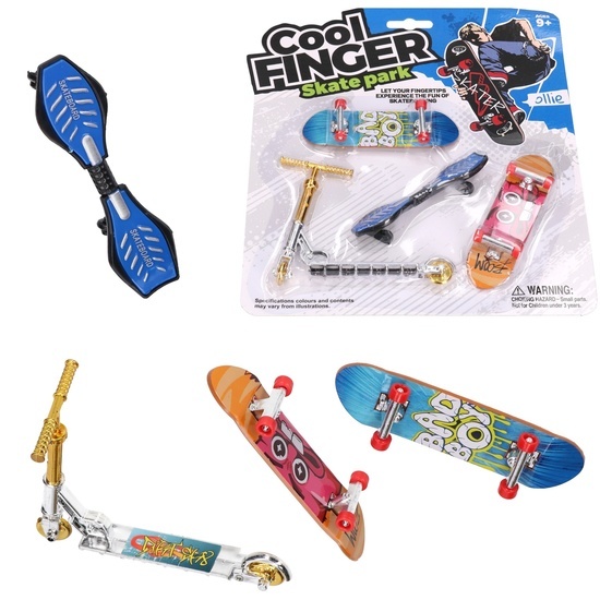 Hulajnoga+ deskorolka mini fingerboard zestaw 1