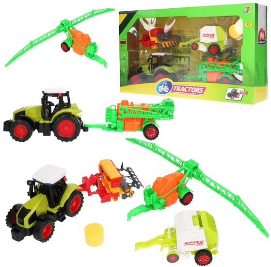 Zestaw rolniczy TRAKTOR i różne maszyny rolnicze 1