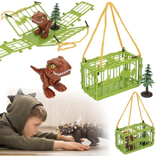 Figurka DINOZAUR w klatce 1