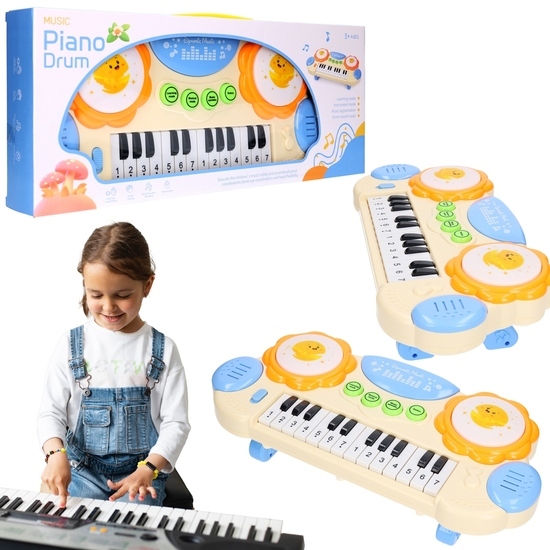 Pianinko dla dzieci na nóżkach, organki z funkcjami 1