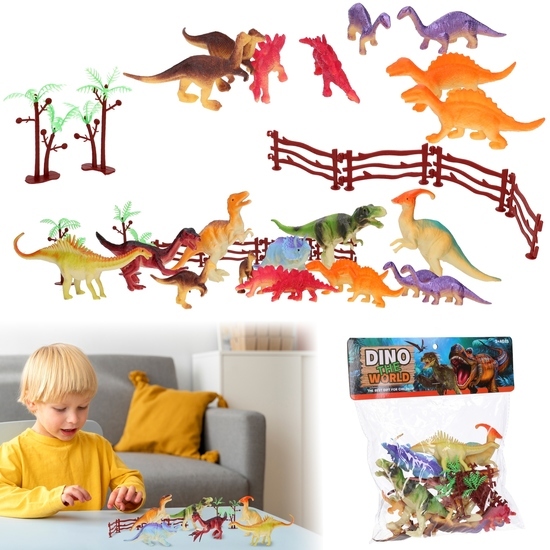 Figurki DINOZAURY zestaw Jurajski Park 1