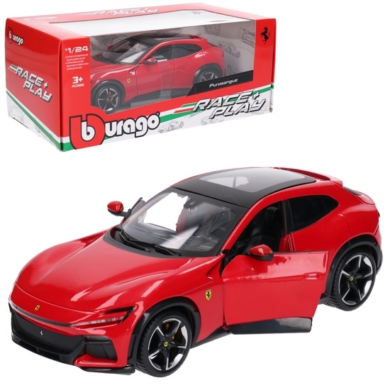 Auto PORSCHE PUROSANGUE model metalowy BURAGO 1:24 1