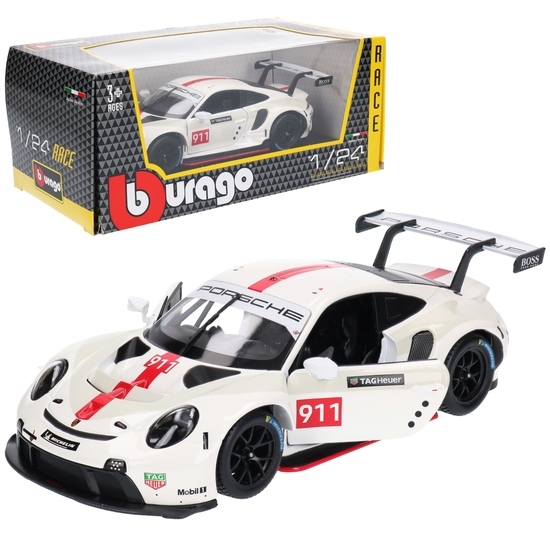 Auto PORSCHE 911 RSR model metalowy BURAGO 1:24 1