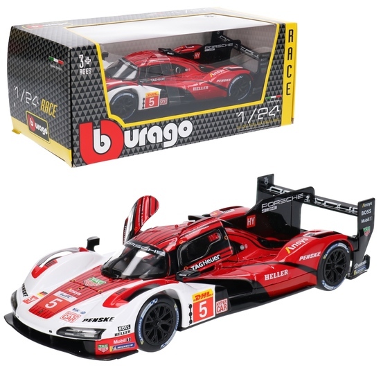 Auto PORSCHE 963 model metalowy BURAGO 1:24  1