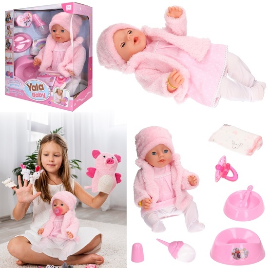 Bobas BORN nocnik akcesoria pije siusia, ZAMYKA OCZY 1