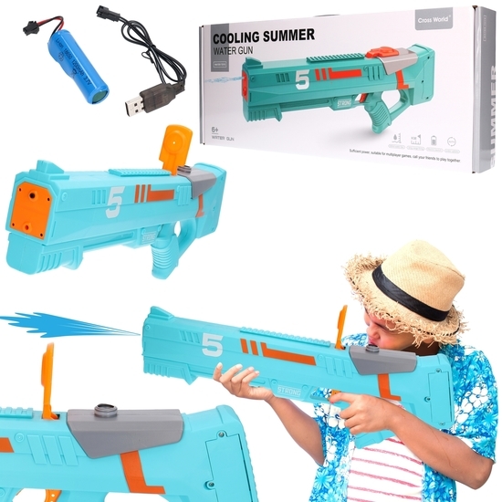 Duży automatyczny pistolet na wodę na akumulator bazooka 1