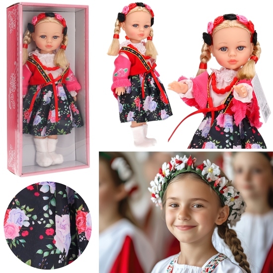 Lalka w stroju ludowym, mówi śpiewa PL, strój góralski 1