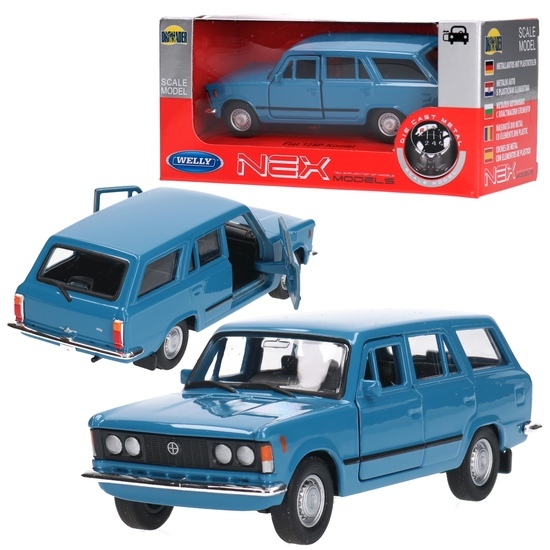 Auto FIAT 125p KOMBI model metalowy z PRL WELLY 1
