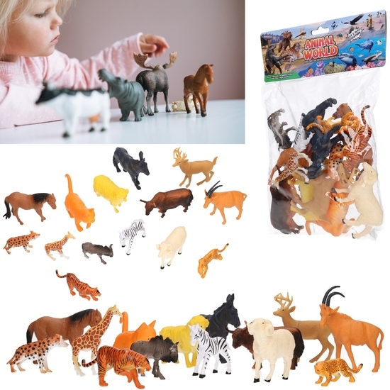 Figurki ZWIERZĘTA różne - ZOO 1