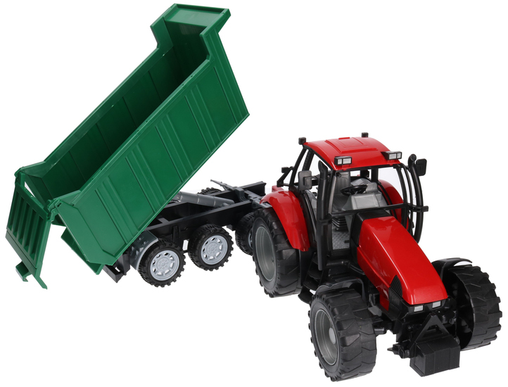 Duży traktor z przyczepą  1