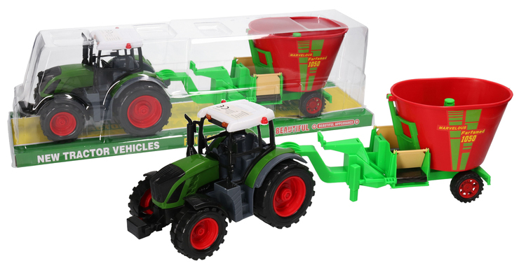 Traktor z przyczepą PASZOWÓZ  1