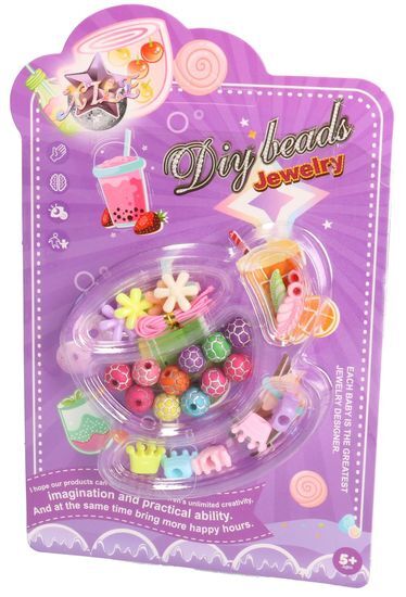 Koraliki do nawlekania BRANSOLETKA DIY 1