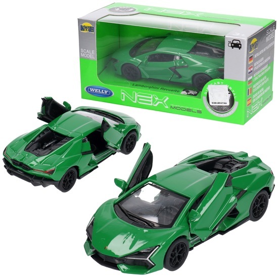 Auto LAMBORGHINI REVUELTO model metalowy WELLY 1