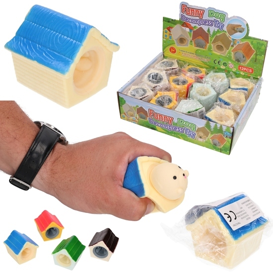 Gniotek antystresowy PIES W BUDZIE 1