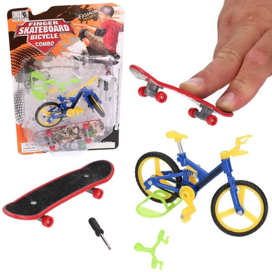 Rower+ deskorolka mini fingerboard, fingerbike zestaw 1