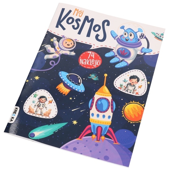 Kolorowanka MÓJ KOSMOS 74 naklejki 1