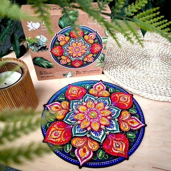 Drewniane puzzle 150 MANDALA NADZIEI - Milliwood 1