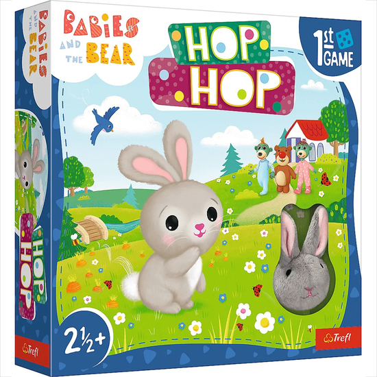 Gra planszowa Hop Hop! Bobaski i Miś 1