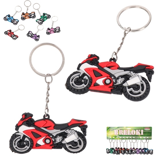 Brelok motocykl zestaw 12szt motor 1