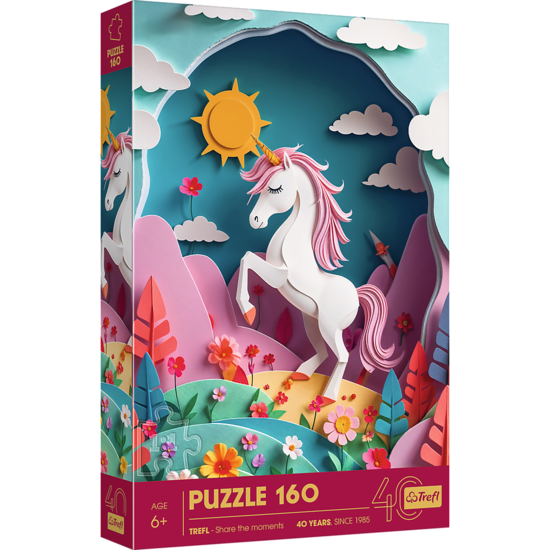 Puzzle 160 Jednorożec z efektem 3D 1