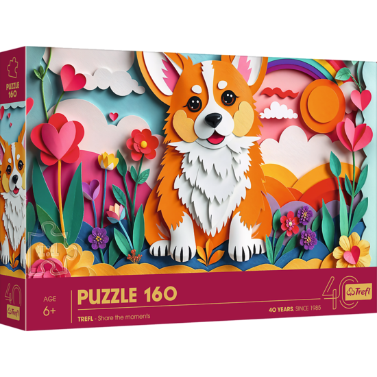 Puzzle 160 Piesek z efektem 3D 1
