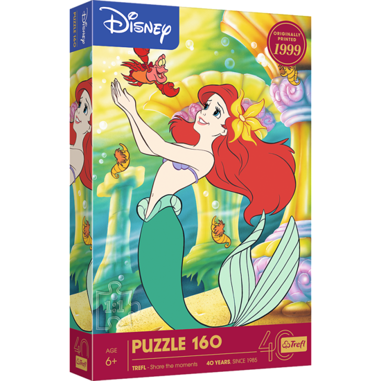 Puzzle 160 Mała syrenka z efektem 3D 1