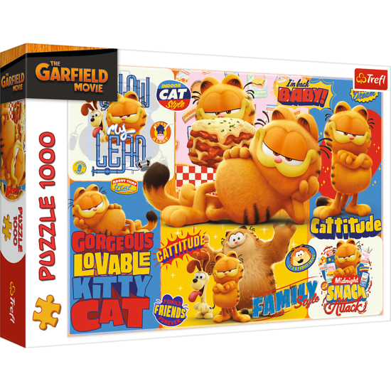 Puzzle 1000 Przygody Garfielda 1