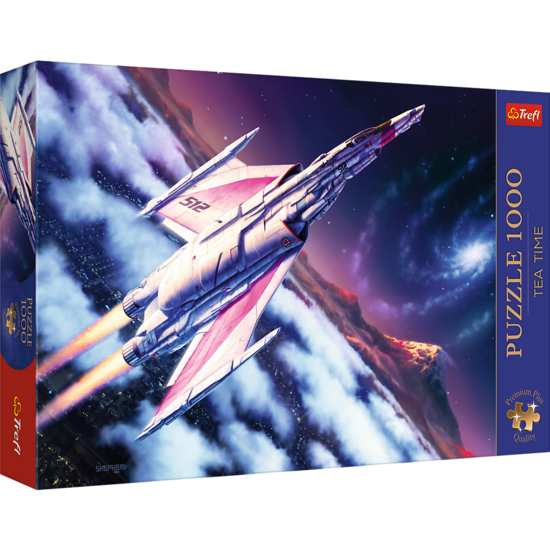 Puzzle 1000 Lot w kosmos - Premium Quality Plus, Tea Time 1