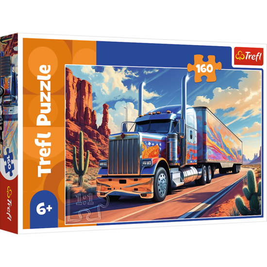 Puzzle 160 Ciężarówka w trasie 1