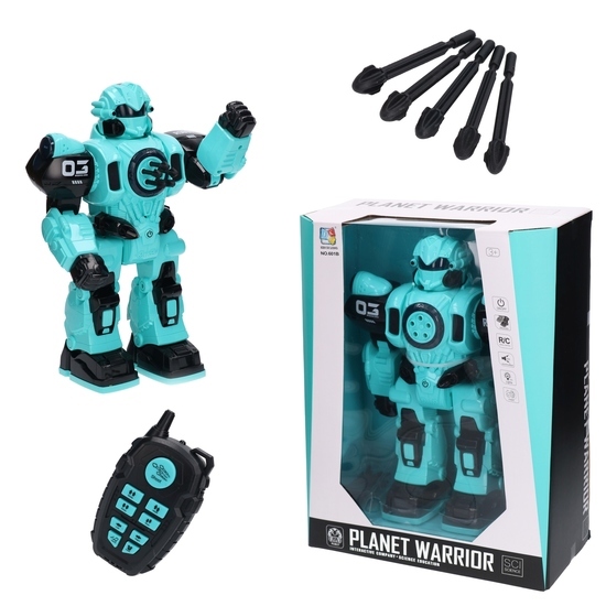 Planetarny robot na baterie, chodzi, świecący i wydający bdźwięki 1