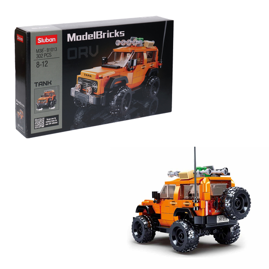 Klocki Sluban auto tereneowe ORV TANK Model Bricks 1