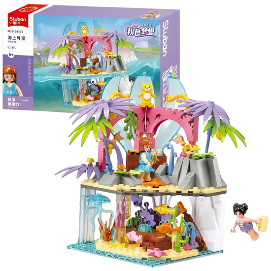 Klocki Sluban Girl's Dream ŁOWCZYNIE SKARBÓW domek 1