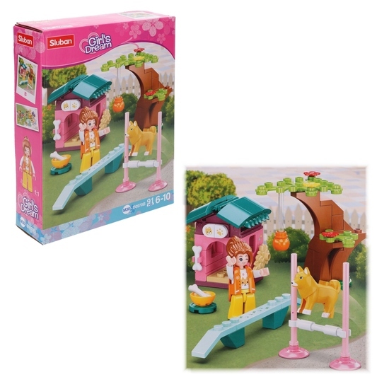 Klocki Sluban Girl's Dream Tor Treningowy Dla Psa AGILITY 1