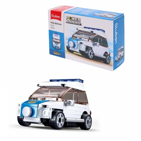 Klocki Sluban AUTO Policja POWER BRICKS 56el 1