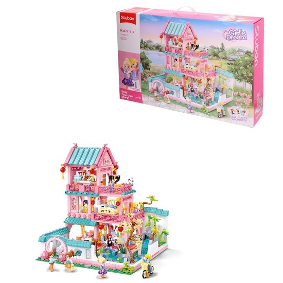 Klocki Sluban Girl's Dream Domek Willa w stylu japońskim 1
