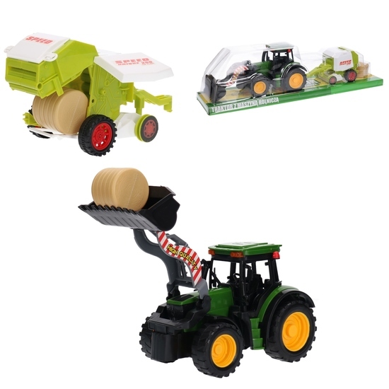 Traktor Z Maszyną Rolniczą Prasa Rolnicza Belarka 1
