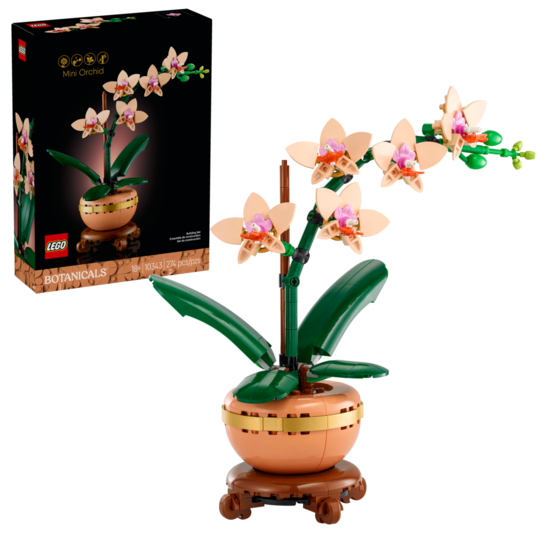 Klocki LEGO Icons Mała orchidea 1
