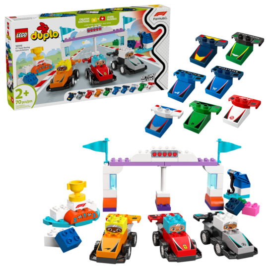 Klocki LEGO DUPLO Bolidy i kierowcy F1 1