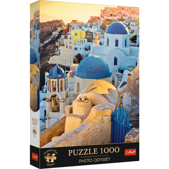 Puzzle 1000 Miasteczko Oia Premium Plus Quality, Photo Odyssey 1