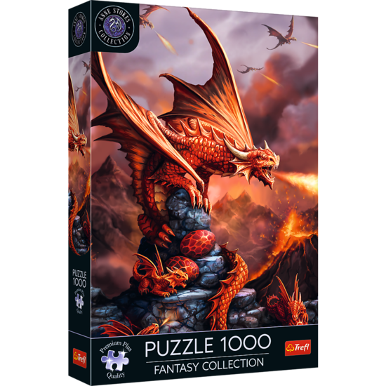 Puzzle 1000 Ognisty Smok Premium Plus Quality 1